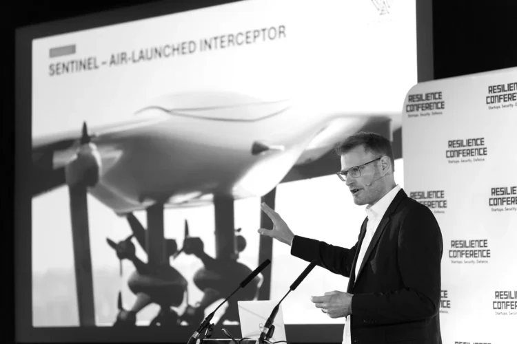 Jan-Hendrik Boelens, Alpine Eagle at Launch at Resilience Conference 2024
