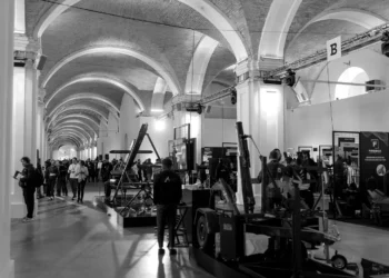 The Brave1 Defence Tech Innovations Forum exhibition hall in Kyiv. Photo courtesy Brave1.