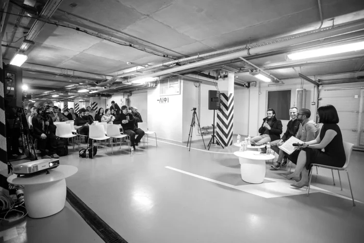 Tech Force in UA meeting last week in an underground bunker