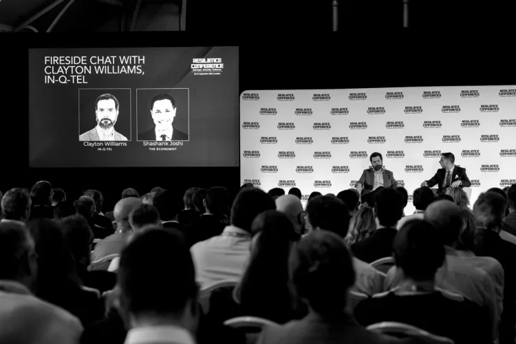 Clayton Williams, IQT, and Shashank Joshi, Economist at Resilience Conference