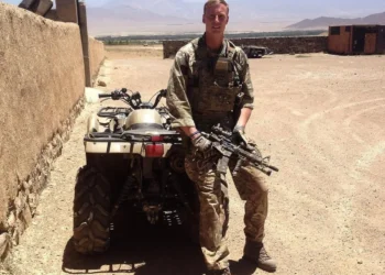 The author in Afghanistan. Credit: Hugo Jammes