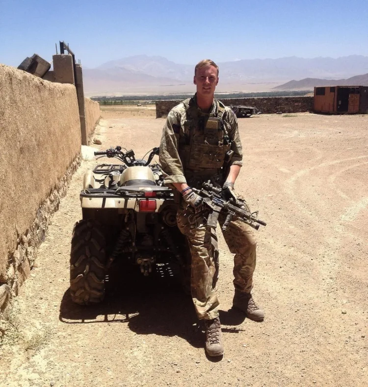 The author in Afghanistan. Credit: Hugo Jammes