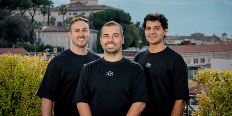 Exein Founders Gerardo Gagliardo, CFO; Gianni Cuozzo, CEO; Giovanni Alberto Falcione, CTO