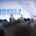 Ingvar Helgason, Ragnar Sass, and Leslie Hitchcock on stage at Resilience Conference 2025