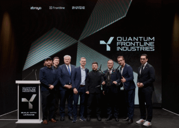 German–Ukrainian venture delivers first drone as Zelenskyy visits Munich facility