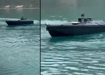 Ukrainian Magura sea drone found in Greek cave near Lefkada