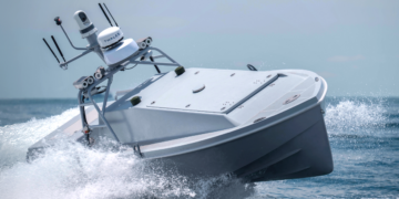 Corsair is a 24' Autonomous Surface Vessel capable of carrying up to 1,000 lbs over 1,000 NM.