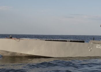 Ukraine’s Uforce unveils a heavy-duty unmanned surface vessel for naval logistics