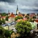 aerial photography of Tallin houses in Estonia during daytime