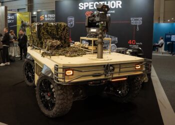 Czech manufacturer announces a three tonne ground drone for logistics and protection