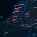 Dark digital map of north-western Europe